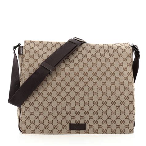 gucci messenger bag flap|Gucci Messenger bag vintage.